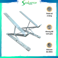 Giá đỡ laptop 2 tầng bằng nhôm có thể gấp gọn và tùy chỉnh góc cao thấp dễ dàng N8 - Spa Laptop