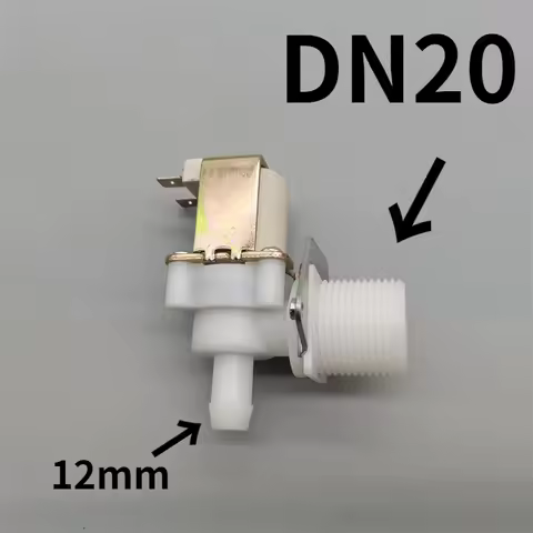 G3/4 DN20 Ice Maker Solenoid Valve 6 Inlet Valve 6 Plastic Solenoid Valve Air Conditioning Solenoid 