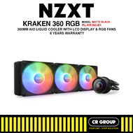 NZXT Kraken 360 RGB - 360mm AIO Liquid Cooler with LCD Display and RGB Fans - 180RPM Fan Speed (6Yrs