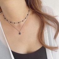 2-Layer Necklace With 6ml Pendant Can Choose Letters