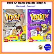Buku Latihan : 1001 A+ Bank Soalan Tahun 5 Edisi 2023 - Matematik / Grammar