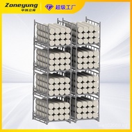 Stackable Foldable Warehouse Storage Racks for Cloth, Cold Storage, and Pallet Racking RRDY
