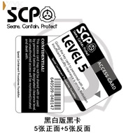 scp Card Sticker Black Foundation Access Control Grade Making Customized Free Shipping Meal Student 