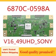 Tcon Board 6870C-0598A 43 49 55 Inch TV V1649UHDSONY TV Board for SONY LG Logic Board t-con 6870C 05