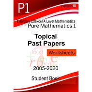 A Level Edexcel Pure Mathematics (P1) -Topical Past Papers (Worksheets Format ) [Year 2005-Jan 2020]
