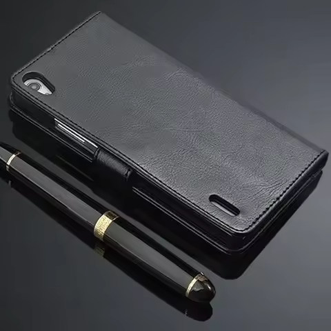 Wallet Bag Stand Color Flip PU Leather Case For Sony Xperia XA1 Ultra/XA2/XA2 Ultra Z5 XZ3 4 5 Phone