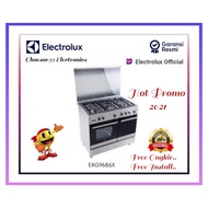 kompor Gas FreeStanding Electrolux EKG9686 Storage Gas &amp; Oven Luxury