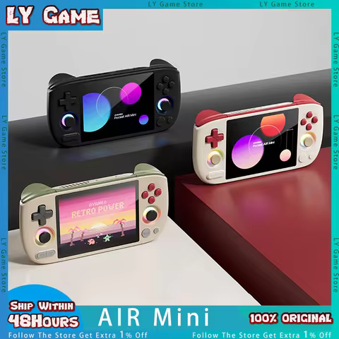 AYANEO Pocket AIR Mini 4.2-inch Screen Retro Android Handheld Gaming Consoles MTK Helio G90T Hall Jo