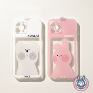 Cute Rabbit Clear Phone Case For Nothing Phone 2A 2 1 Meizu 21 Note 20 Pro Casing Cartoon Koala Anti