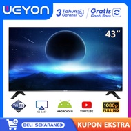 Promo WEYON TV Smart 43 inch Digital TV 43 inch Smart TV LED 43 INCH Coolita OS FHD Televisi Murah G
