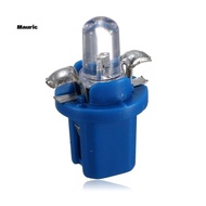 10Pcs LED Bulb Meter Dash B8-5D T5 Lamp with Holder Blue Tuning Auto Car Light