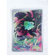 Pokemon bulbasaur illustration rare mega evolution card