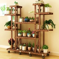 125cm Plant Rack Plant Stand Wooden Plant Self Flower Rack For Indoor Outdoor Multiple Plants
