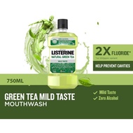 Listerine Mouthwash Twin Pack 2 x 750ml TOTAL CARE ORIGINAL COOL MINT GREEN TEA HEALTHY WHITE 涑口水 Fr