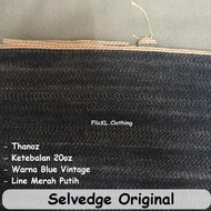 Thanoz Selvedge Fabric Material 20oz Bekaro Bratatex Original Thanoz Selvedge Denim Jeans