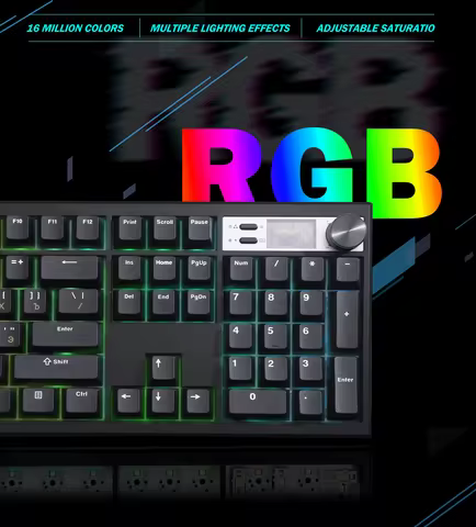 GMK104 Mechanical Keyboard Hot Swap Red switch bluetooth-compatible Gaming Keyboard Gasket Structure