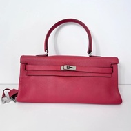 Hermes 愛馬仕 齋普爾粉銀扣 Shoulder Kelly40 框M刻
