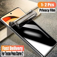 1-2 Pcs Tecno Pova Curve2 5G  Soft Privacy Hydrogel Screen Protector Film For Tecno Curve 2 Slim Cam