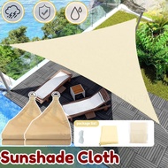 Triangle 420D Sun Shade Sail  Waterproof Oxford Canopy 98% UV Blockage for Outdoor Patio Garden