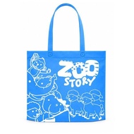 (REDMONZTER) : ZOO-Spunbond Bag : ZOO Story-A Spunbond (ZOO-A-SPB-BL40B) W40xH35.5xB10 cm.