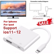 iPhone Lightning to HDMI 1080P HDTV AV Cable Adapter For iPhone 8 7 6 5 plus X Max IPAD