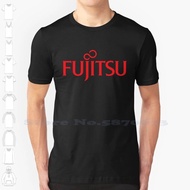 New Fujitsu Logo Printed T-shirt Graphic Tee Comfortable fashion T-shirt