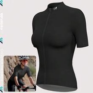 1PC Cycling Jersey Women Breathable Cycle Shirts With 3 Back Pockets,High Elastic Bicycle Top With R