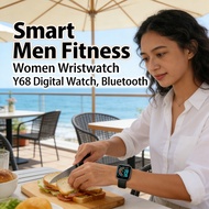 sport watch Men digital led electronic wristwatch fitness wristwatch Y68 Smart Women watches Bluetoo