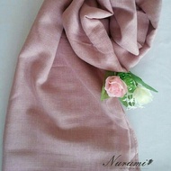 Jilbab Clarity Pashmina  Color :Misty rose /nude