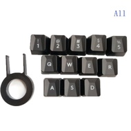 All for G413 G613 G910 G810 G310 Mechanical Gaming Keyboard Keycap Black 12 Pieces