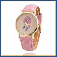 ∧ ◑ ◩    Luckin Mart Geneva leather Wrist Watch Dream catcher Watch