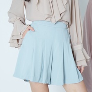 [ส่งฟรี] Friday attire กางเกงขาสั้นแต่งจีบหน้า (FP-005)