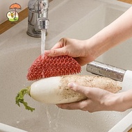 Vegetable Brush Scrubber for Food Flexible Dish Scrubber Fruit Scrubber Hangable Potato Brush Scrubb
