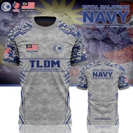 SUBLIMATION JERSEY TLDM MALAYSIA Navy Jersey Maylaysia Male Shirt