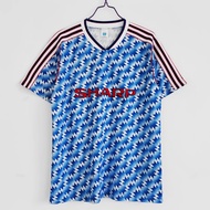 90-92 Manchester United away retro football jersey football # CANTONA