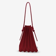 Pavi studio Thailand Cutie Designer Fashion Foldable Shoulder Bag J Style Burgundy