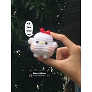 Chicken Nu Keychain|| Chicken Keychain|| Crochet Crochet Crochet Crochet|| Qu's House