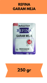 Garam refina garam dapur  250gr