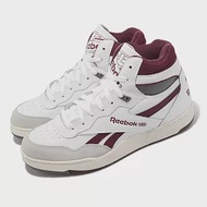 Reebok 休閒鞋 BB 4000 II MID 男鞋 白 紅 中筒 皮革 復古籃球鞋 100033844