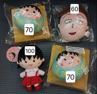 櫻桃小丸子 7-11 7仔 達魔公仔 花輪同學卡套 小丸子日本公仔掛飾 chibi maruko chan