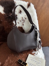 中古包 Salvatore Ferragamo 菲拉格慕 朱古力色皮革肩背包