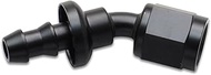 Vibrant Performance 22306 Push-On 30 Degree Hose End Elbow Fitting; Size: -6An, 1 Pack