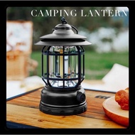 Outdoor Camping Lamp Retro Style Lantern Lampu Camping Gantung Lampu LED Light Rechargeable Portable