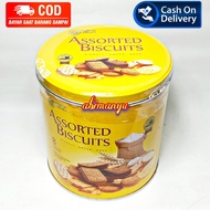 biskuit nissin kaleng nissin assorted biscuit yelow 650 gram