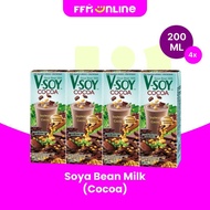 V-Soy Soya Bean Milk - Cocoa (4s x 200ml)