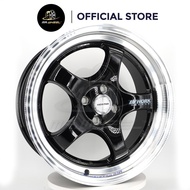New Sport Rim WORK MEISTER S1R 17x8 4x100 ET35 Black /  Silver 17 inch 17 inci Mr Wheel