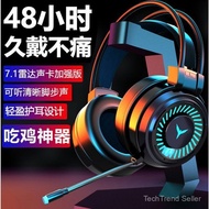 TEST-G60/G58 Game Headset Gaming Wired 7.1 USB Chicken-Eating Headset Computer Notebook Ear-test