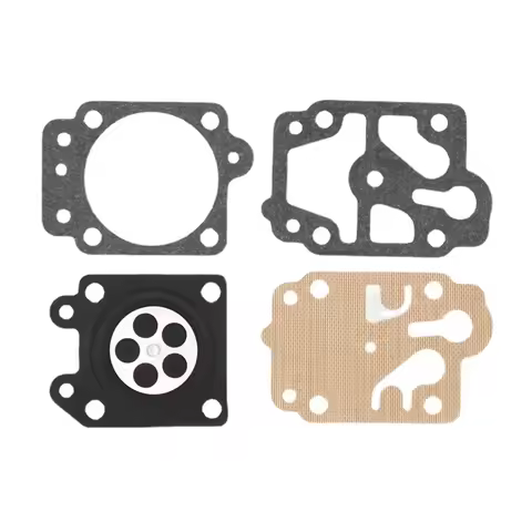 5sets of Brush Cutter Carburator Repair Walbro Carburetor Gaskets Four-Piece Set Diaphragms For Carb