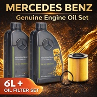 Mercedes Benz 5W30 Engine Oil MB229.52 6L 8L Oil Filter Service Set Fully Synthetic Engine Oil