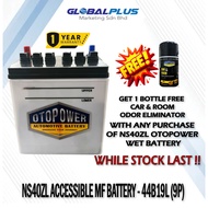 Otopower NS40ZL Accessible MF Battery - 44B19L (9P) For Perodua Myvi, Alza, Viva, Kancil, Honda Jazz